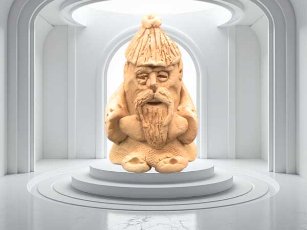 Чайный питомец или фигурка для чайной церемонии Старичок шэновый аромат